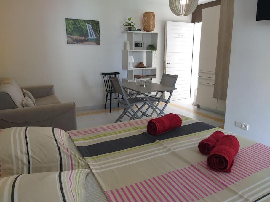 סן-פרנסואה Manganao - Studio De Charme & Acces Plage מראה חיצוני תמונה
